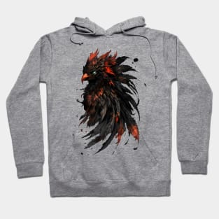 Feathers and Fire - Fabled Phoenix Bird Hoodie